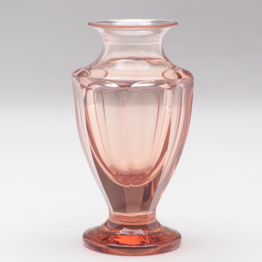 Moser Alexandrite Glass Vase, Mid to Late 20th Century