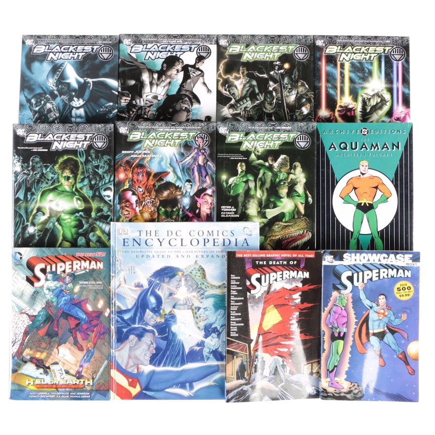 Modern Age DC Graphic Novels Including "Green Lantern" and Others, 1990s–2010s