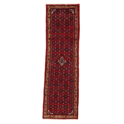 2'11 x 9'6 Hand-Knotted Persian Malayer Carpet Runner