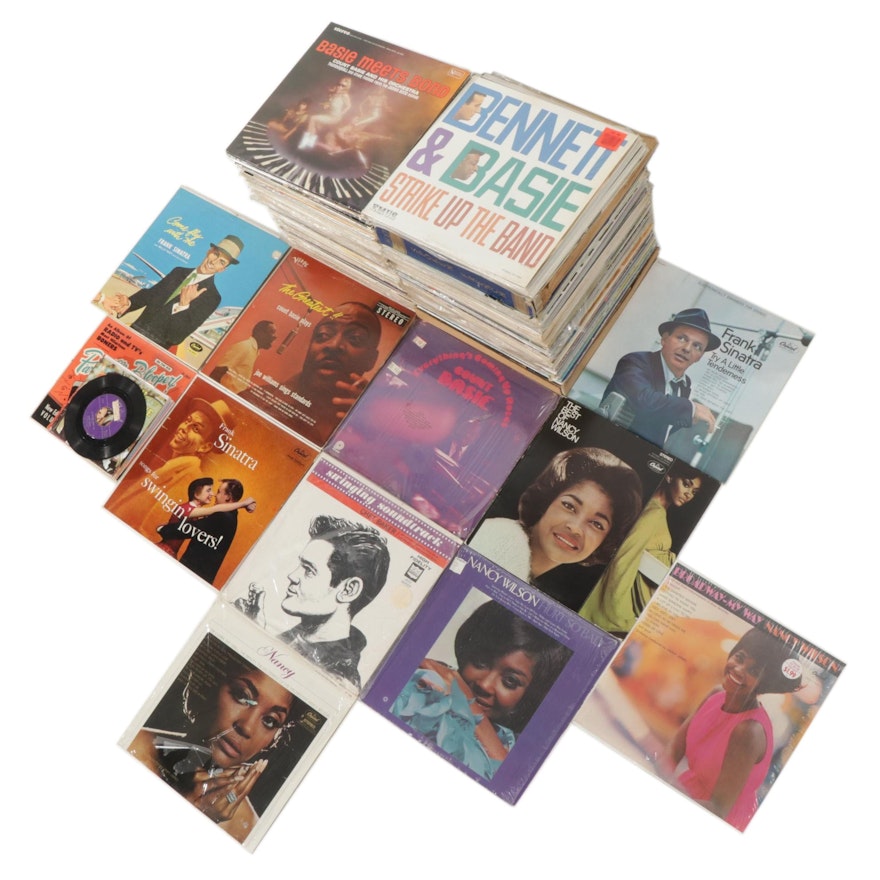 Nancy Wilson, Chet Baker, Frank Sinatra, Basie, and Other Vinyl Records