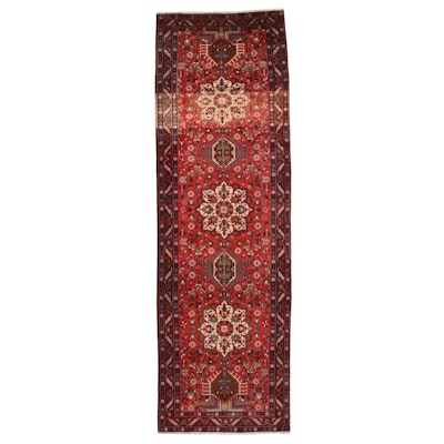 4'7 x 14'8 Hand-Knotted Persian Ahar Long Rug