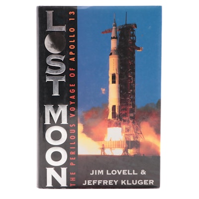 Signed Thirteenth Printing "Lost Moon" by Jim Lovell and Jeffrey Kluger, 1994