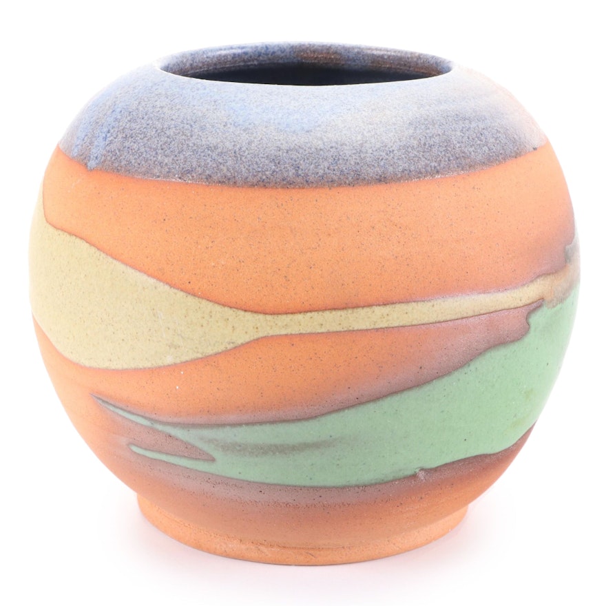 Hand Thrown Studio Art Pottery Vase