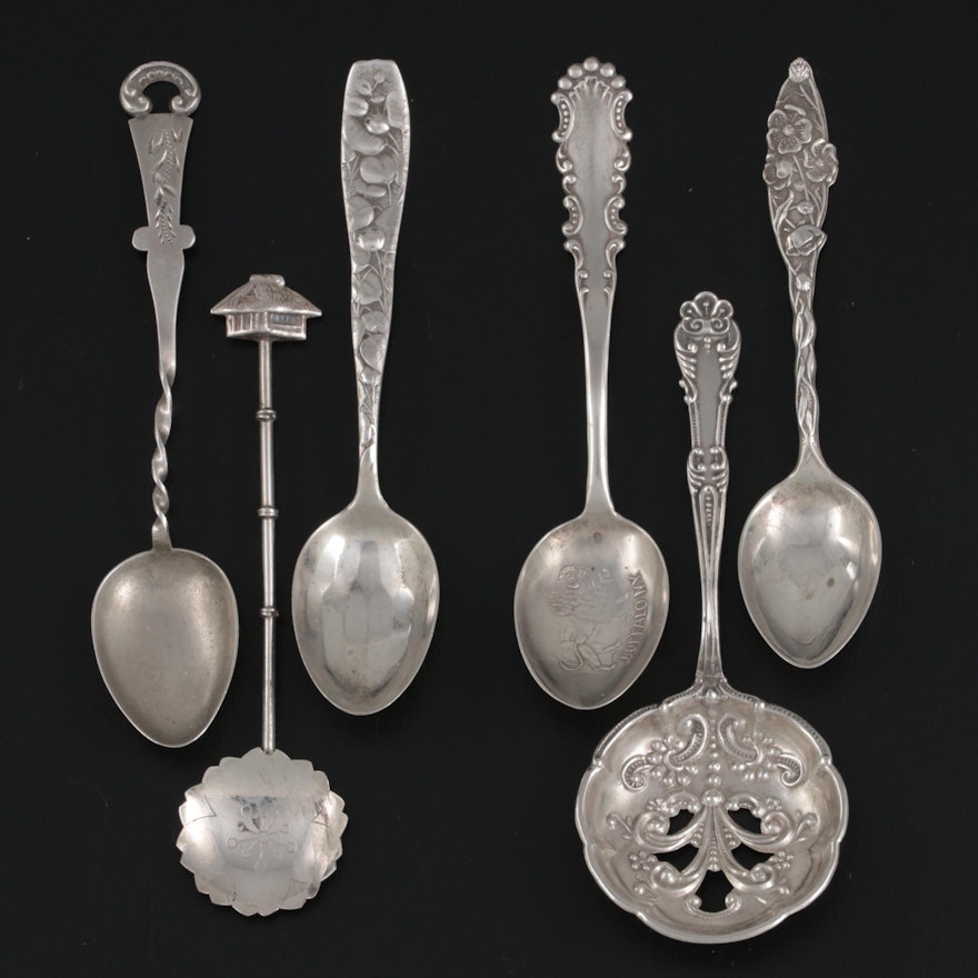Alvin, Whiting Mfg. Co. and Other Sterling Silver Spoons