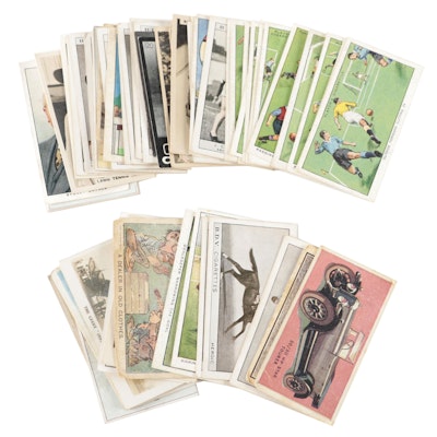 Military, Aviation, Automobiles, Sports, & Other British Cigarette Cards