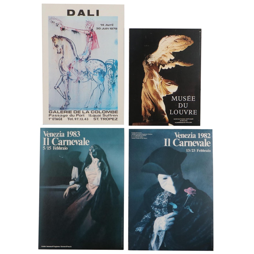 Offset Lithograph Exhibition Posters, Late 20th Century