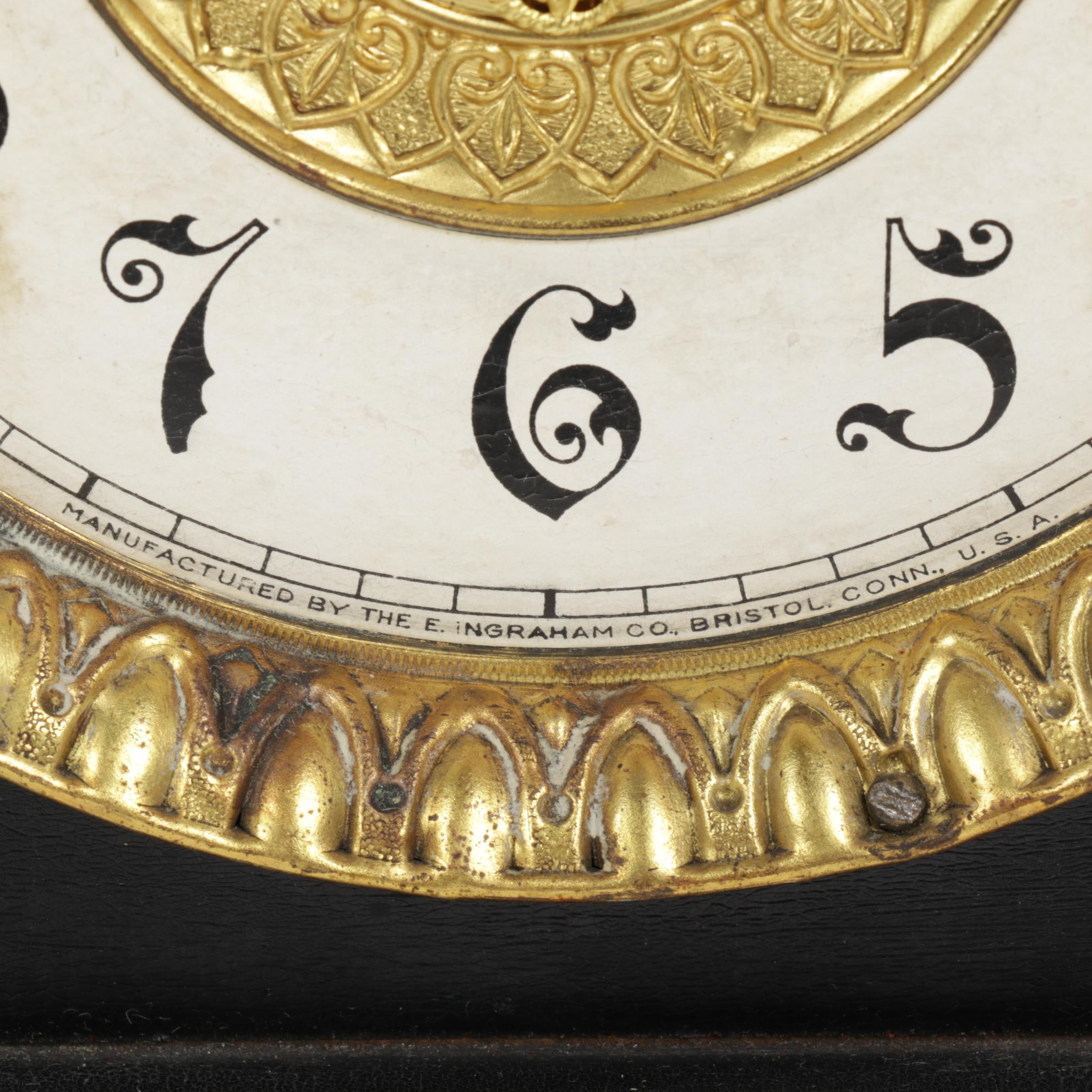 The E. Ingraham Co. "Adrian" Mantel Clock, Late 19th Century EBTH