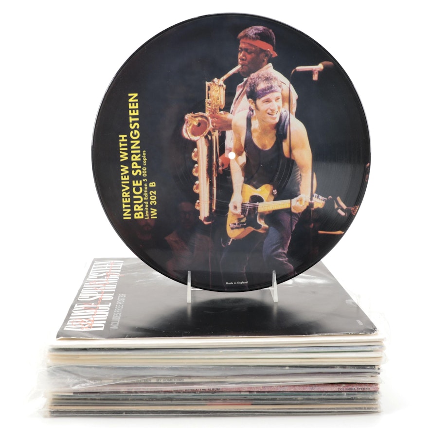 Bruce Springsteen Bootleg, Out-Take, Picture Disc, and Studio Vinyl LP Records