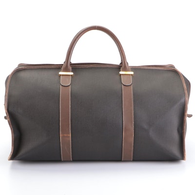 Alfred Dunhill Weekender Duffle Bag in Canvas and Leather