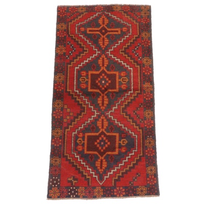 3'4 x 6'8 Hand-Knotted Afghan Baluch Area Rug