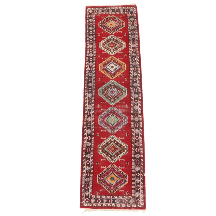 2'6 x 9'6 Hand-Knotted Persian Yalameh Carpet Runner
