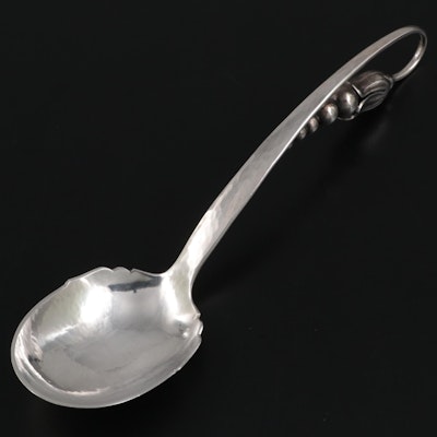 O.V. Mogensen Danish "Blossom" Sterling Silver Serving Spoon
