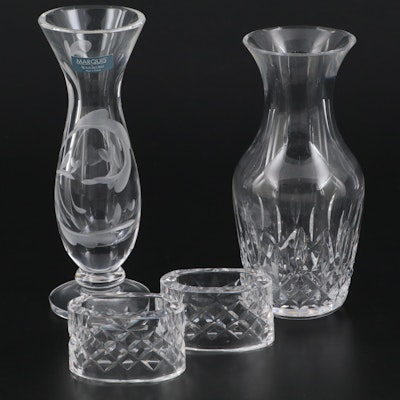 Waterford Crystal "Lismore Nouveau" Mini Carafe with Other Cut Crystal