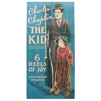 David Copson Lithograph Poster "Charlie Chaplin in 'The Kid,'" Circa 2000