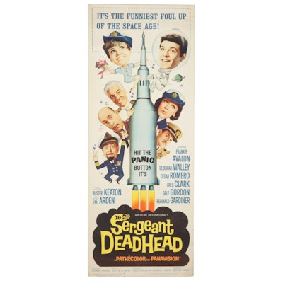 "Sergeant Deadhead" Collotype Insert Movie Poster, 1965