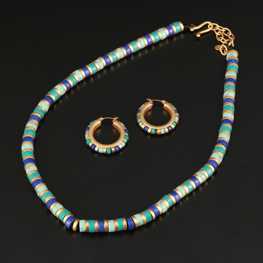 The Met "Middle Kingdom" Necklace and Earrings Set