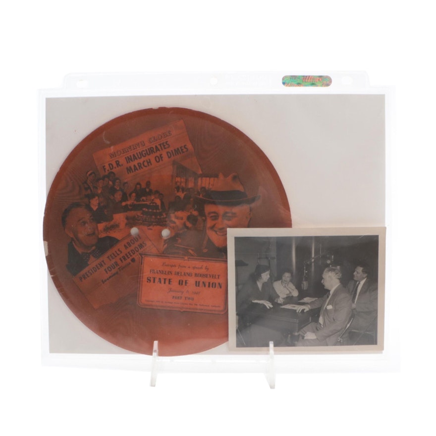 National Voice Library "FDR's 1942 State of the Union Speech" Record, 1945