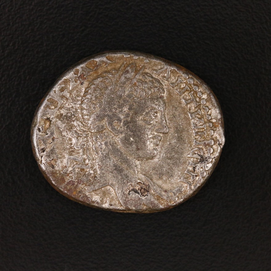 Ancient Roman Coin Elagabalus Tetradrachm 218-222 AD
