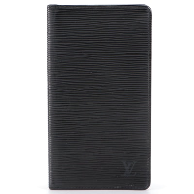 Louis Vuitton Porte-Cartes Crédit Yen Wallet in Black Epi Leather
