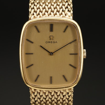 Circa 1978 Omega Stem Wind Wristwatch