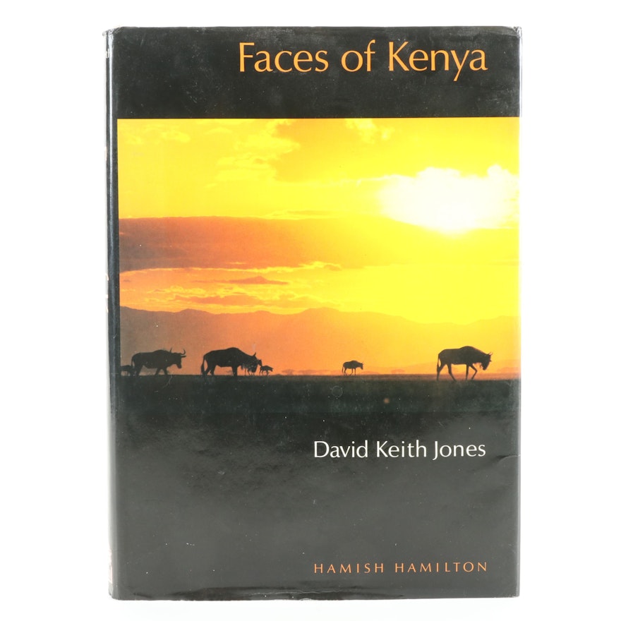 Signed First Edition "Faces of Kenya" by David Keith Jones, 1977