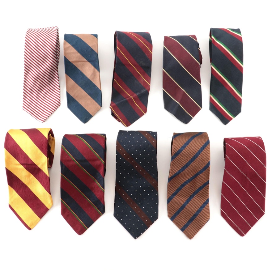 Polo Ralph Lauren, Worth and Worth Ltd., Paul Stuart and Other Silk Neckties