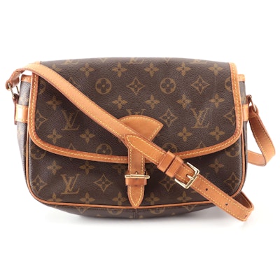 Louis Vuitton Sologne Crossbody in Monogram Canvas and Leather