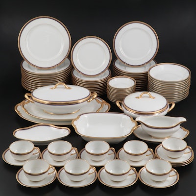 Vignaud "The Seville" Limoges Porcelain Dinnerware