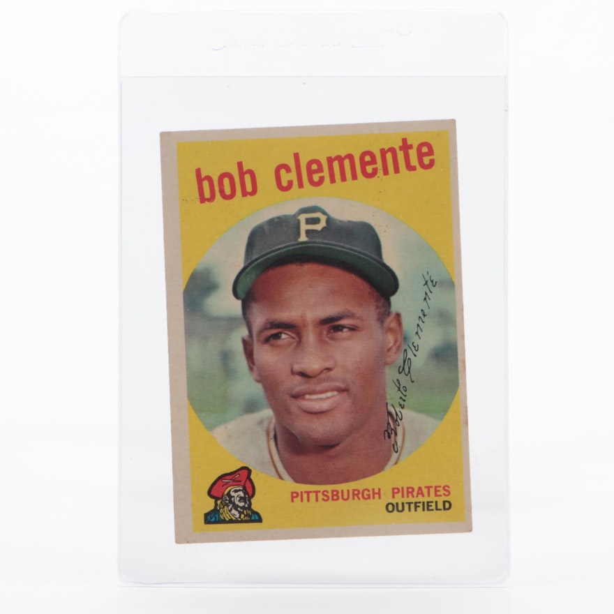 1959 Bob Clemente Topps #478 Pittsburgh Pirates Baseball Card