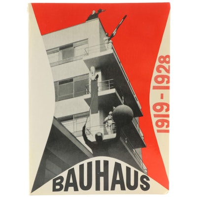 First Paperback Edition "Bauhaus 1919–1928" Edited by Herbert Bayer et al., 1975