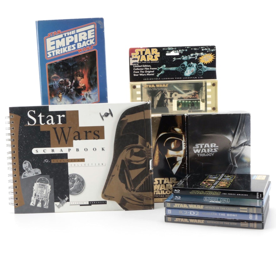 "Star Wars" Limited Edition 70mm Film Frame with DVDs, Books, and More