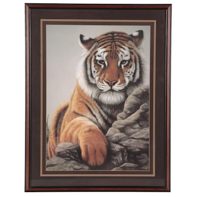 Harold Rigsby Offset Lithograph of a Tiger