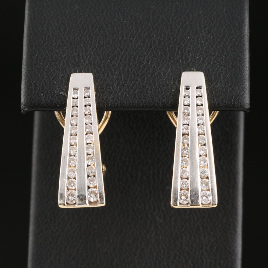 14K 1.25 CTW Diamond Earrings