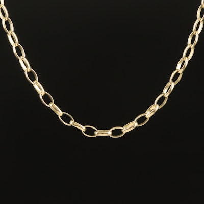 10K Cable Chain Necklace