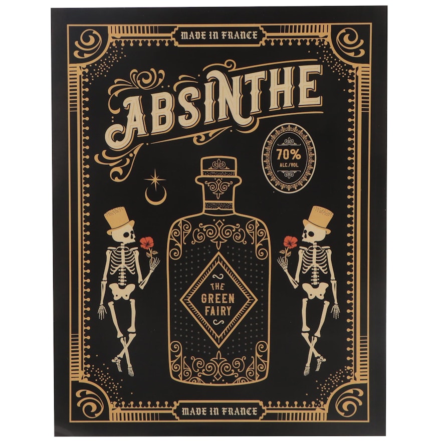 Graphic Print Poster for Absinthe, 21st Century