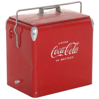 Metal Coca-Cola Cooler