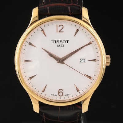 Tissot T-Classic Tradition Gold Tone Wristwatch