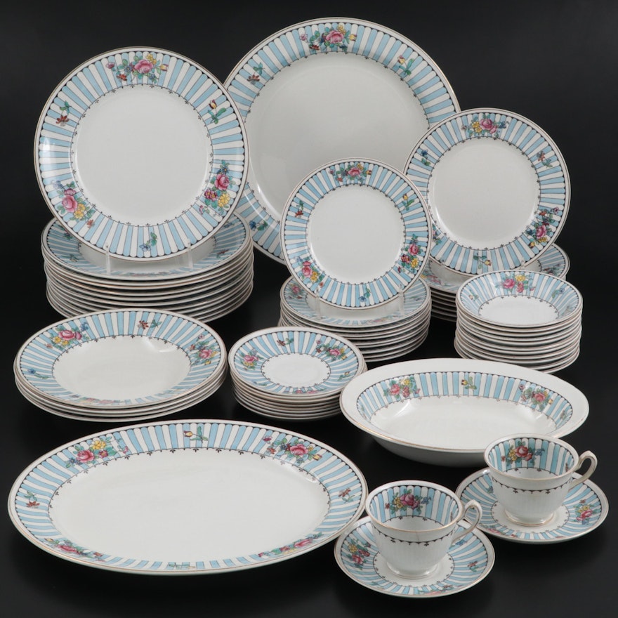 Ridgways "Beaumont" Semi-Porcelain Dinnerware, Mid-20th Century