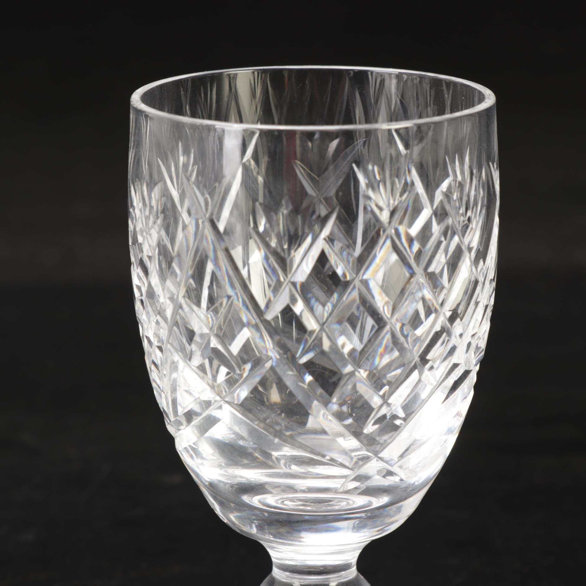Waterford "Donegal" Crystal Short Stem Sherry Glasses EBTH