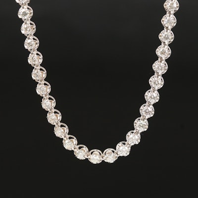 14K 10.52 CTW Diamond Necklace