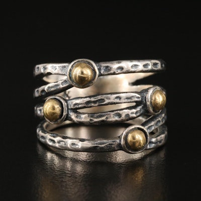 Sterling Multi-Row Ring