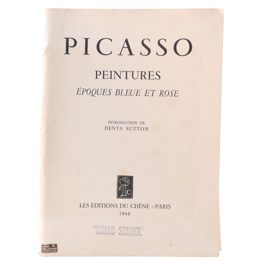 "Picasso Peintures Époques Bleue et Rose" by Denys Sutton, 1948