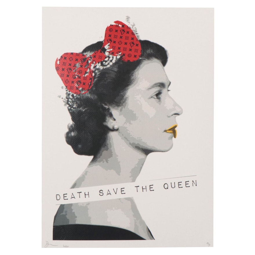 Death NYC Pop Art Graphic Print "DEATH Queen Red"