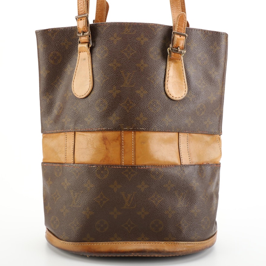 The French Company for Louis Vuitton Bucket Bag in Monogram Canvas and Leather