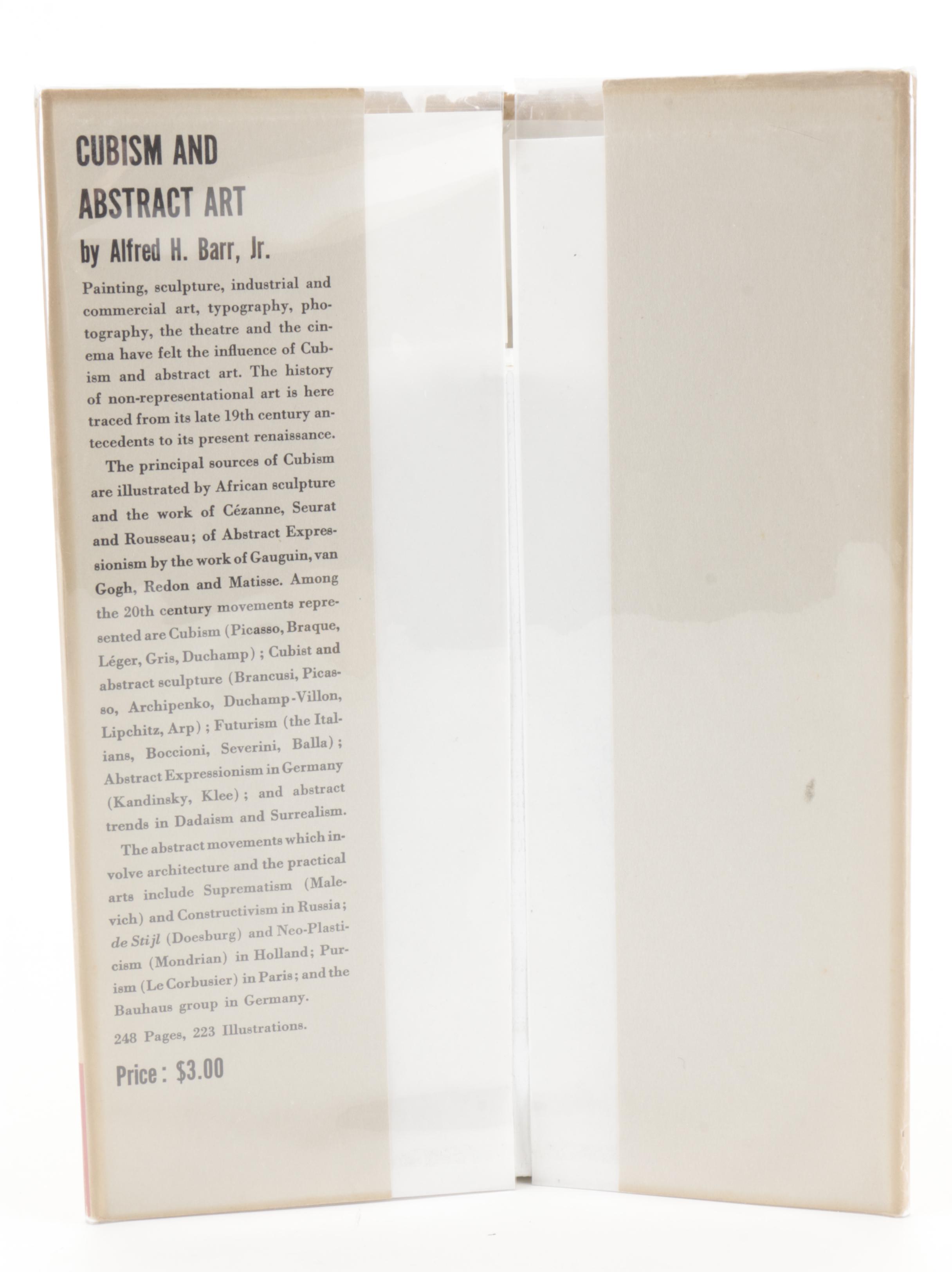 Limited First Edition "Cubism and Abstract Art" by Alfred H. Barr Jr