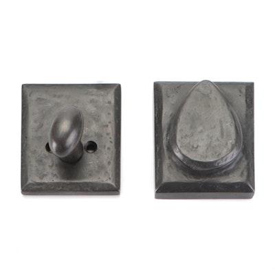 Solid Bronze Rectangular Deadbolt Lock Set
