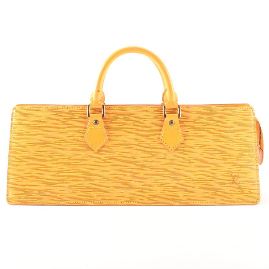 Louis Vuitton Sac Triangle in Tassil Yellow Epi Leather