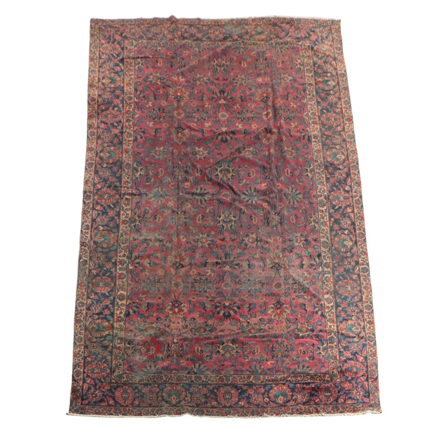 11'10 x 18 Hand-Knotted Persian Mahal Room Sized Rug