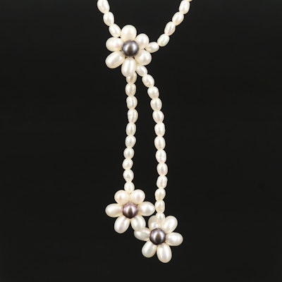 Pearl Négligée Necklace with 14K Clasp