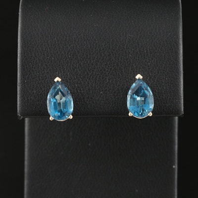 10K London Blue Earrings